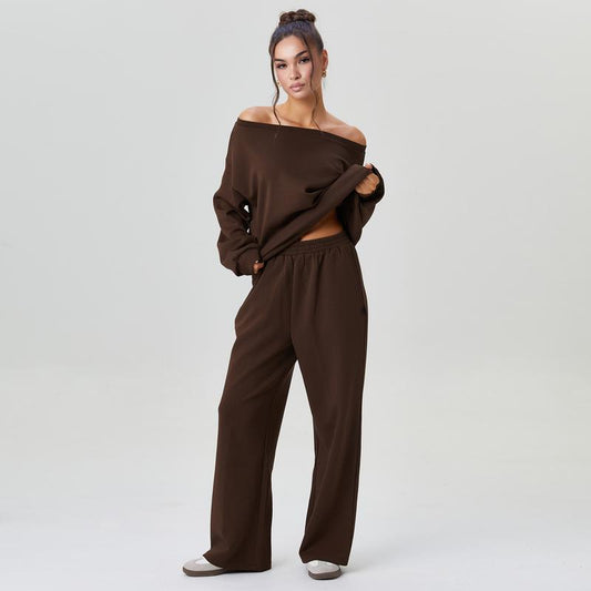 The Weekend Muse Off-Shoulder Lounge Set