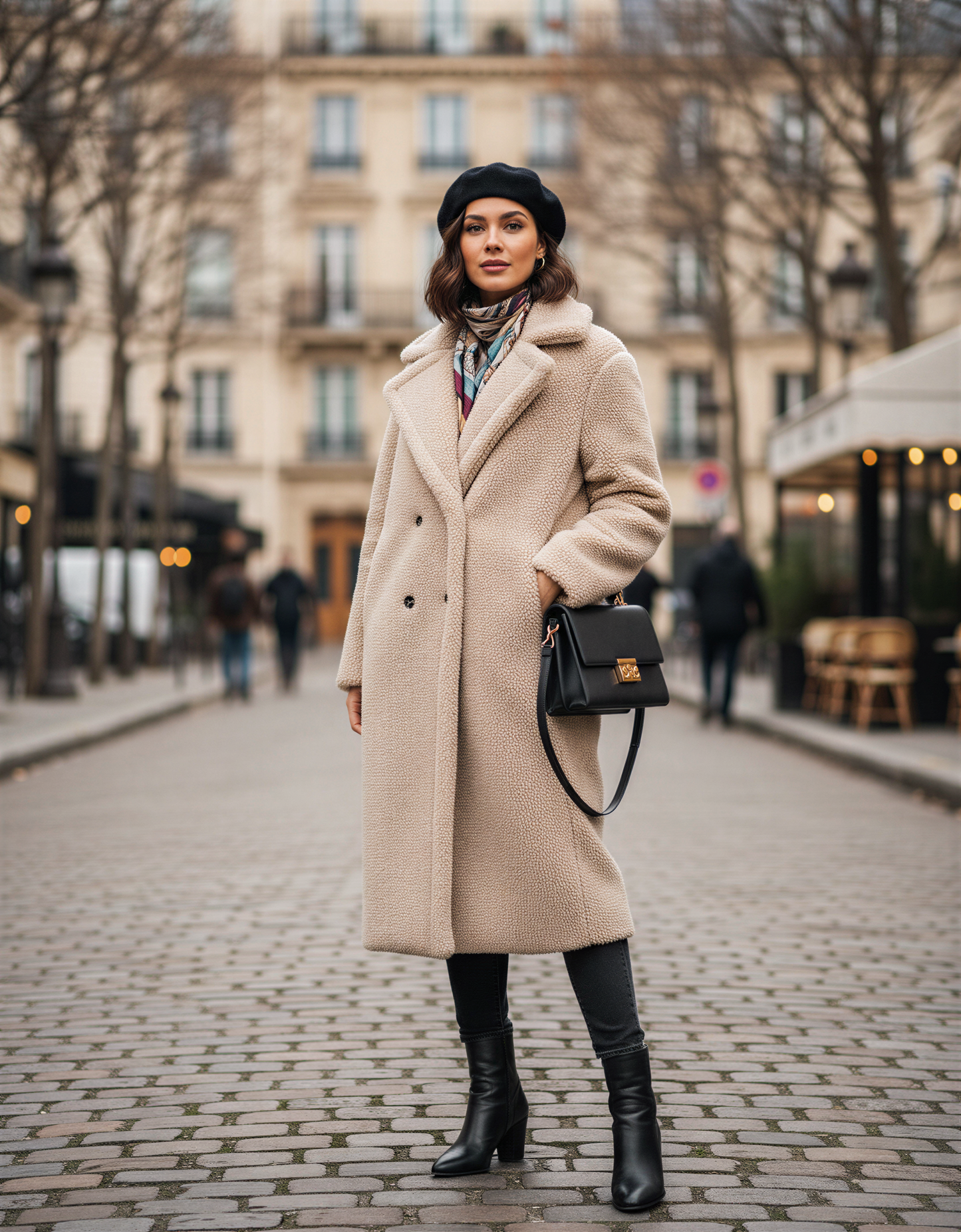 Oversized Teddy Coat for Women – Plush Faux Fur Warm Jacket | Cozy Longline Fleece Outerwear for Winter | Stylish Sherpa-Lined Jacket for Everyday Wear