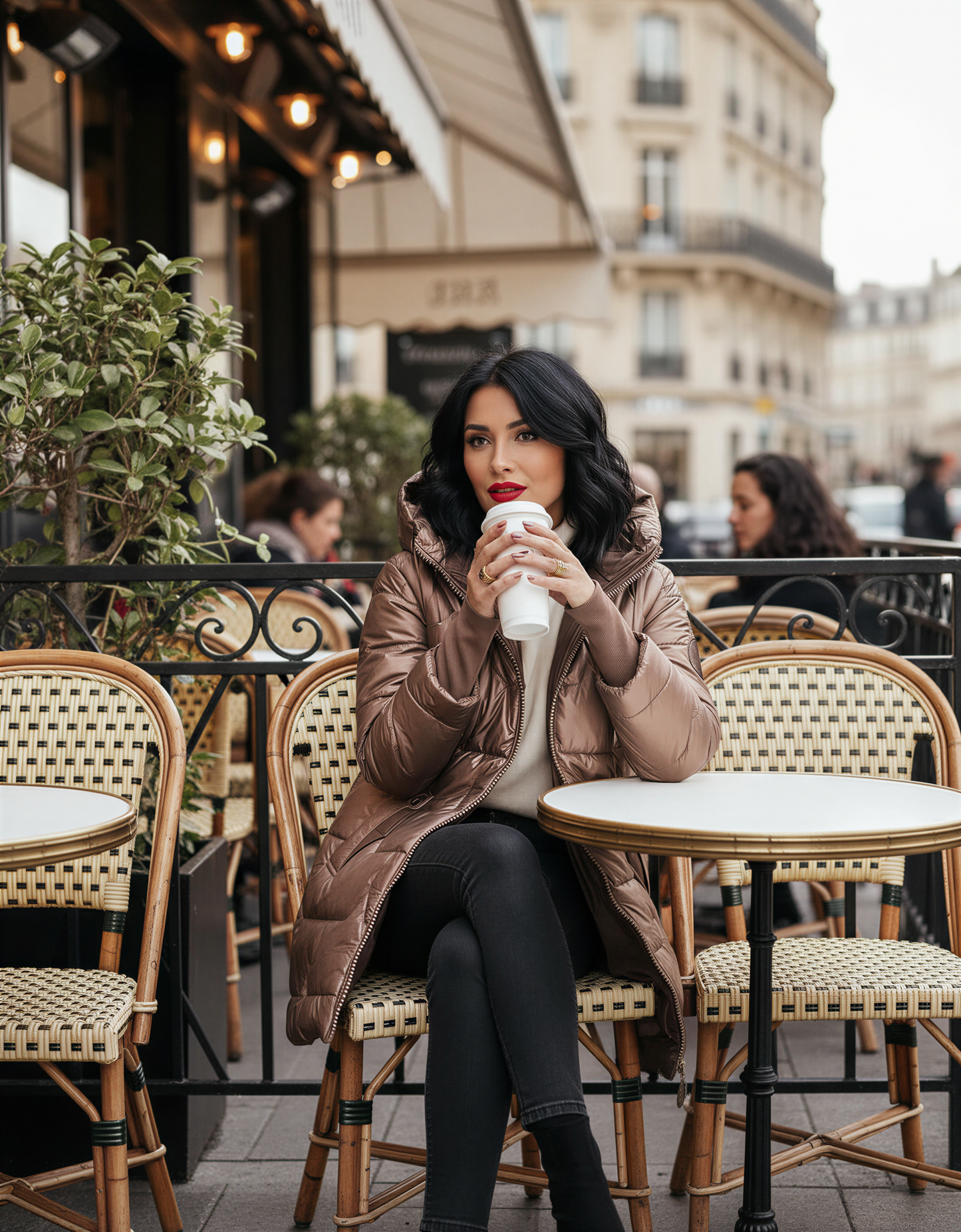 Women's Long Puffer Jacket with Insulating Padding & Hood | Warm, Stylish Winter Outerwear for Cold Weather