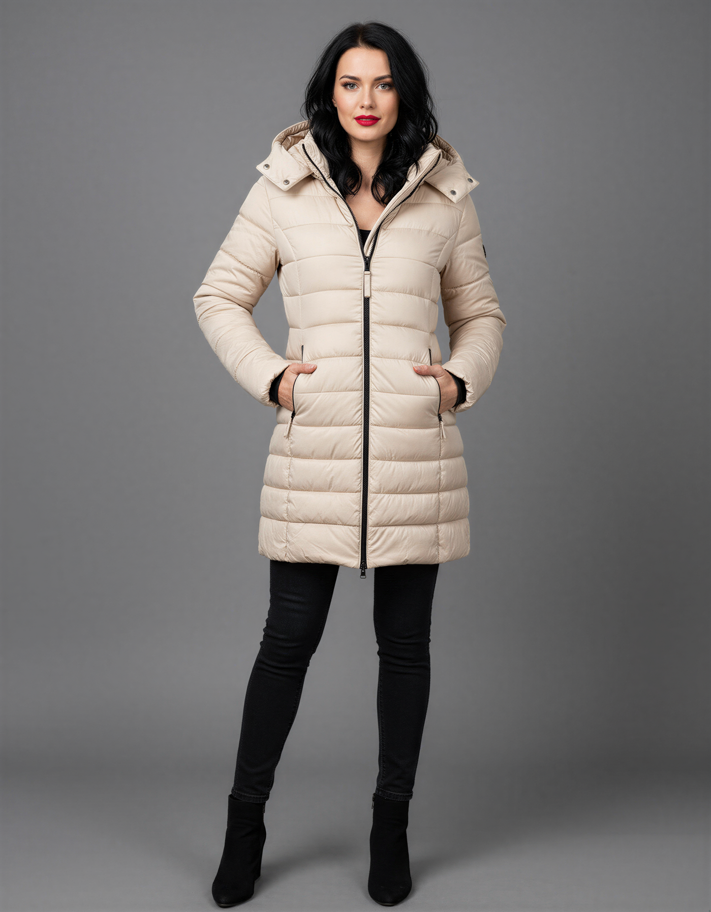 Women's Puffer Jacket | Warm Hooded Winter Coat | Insulated & Waterproof | Cozy Winter Outerwear