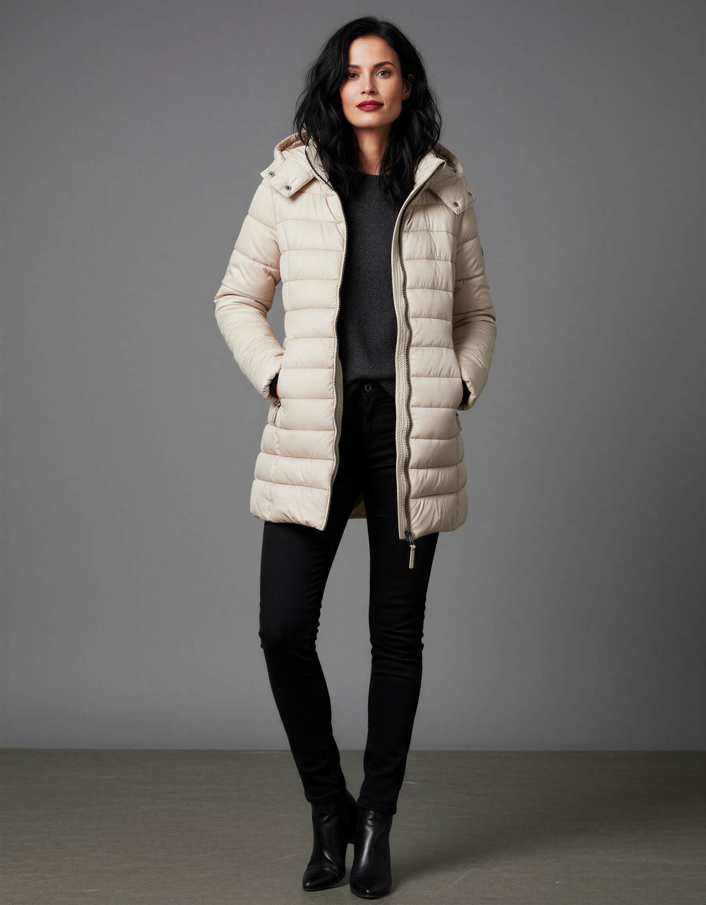 Women's Puffer Jacket | Warm Hooded Winter Coat | Insulated & Waterproof | Cozy Winter Outerwear