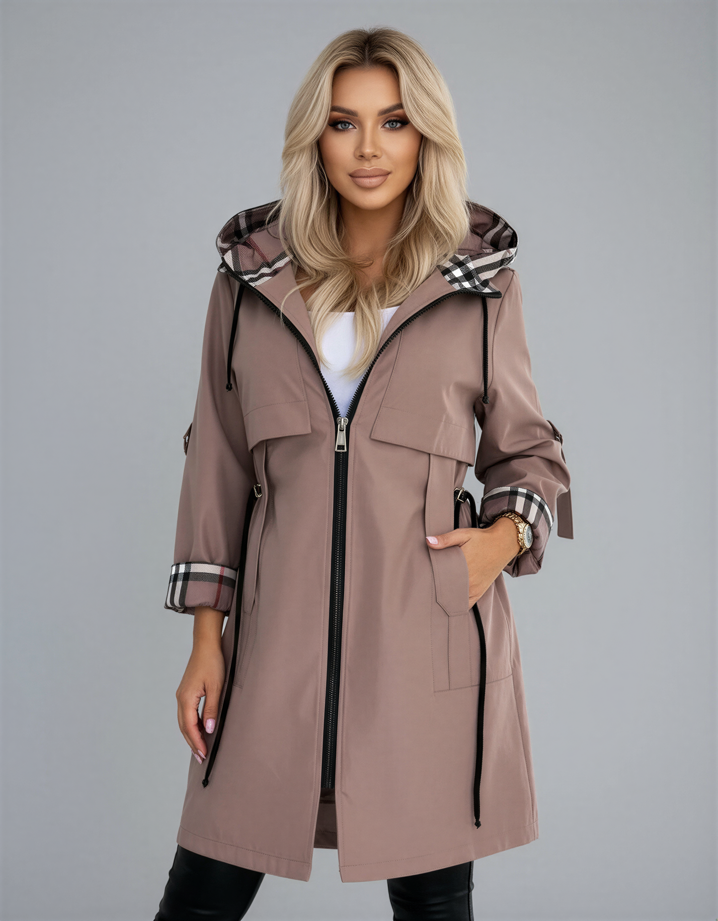 Women's Hooded Jackets: Oversized, Zip-Up & Puffer Styles | Shop Trendy Fall Outerwear