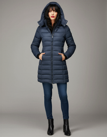 Women's Puffer Jacket | Warm Hooded Winter Coat | Insulated & Waterproof | Cozy Winter Outerwear