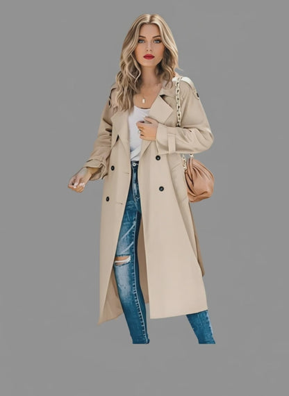 Women’s Windproof Trench Coat – Spring & Autumn, Versatile