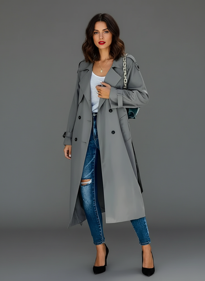 Women’s Windproof Trench Coat – Spring & Autumn, Versatile