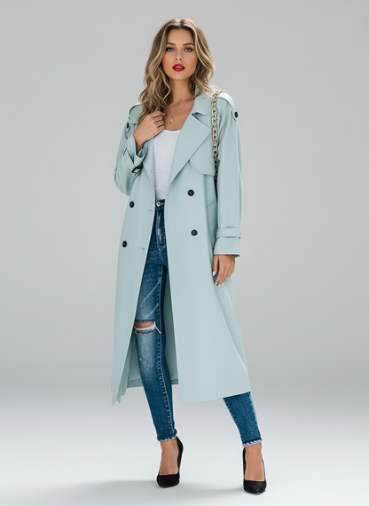 Women’s Windproof Trench Coat – Spring & Autumn, Versatile