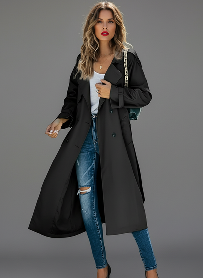 Women’s Windproof Trench Coat – Spring & Autumn, Versatile