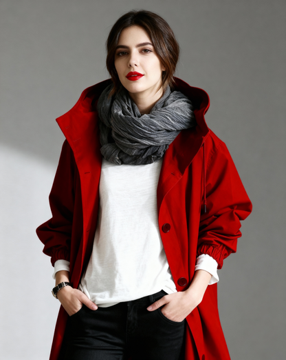 The Essential All-Season Trench Coat for Women with Belt | Formal & Casual Outerwear | Zalvare