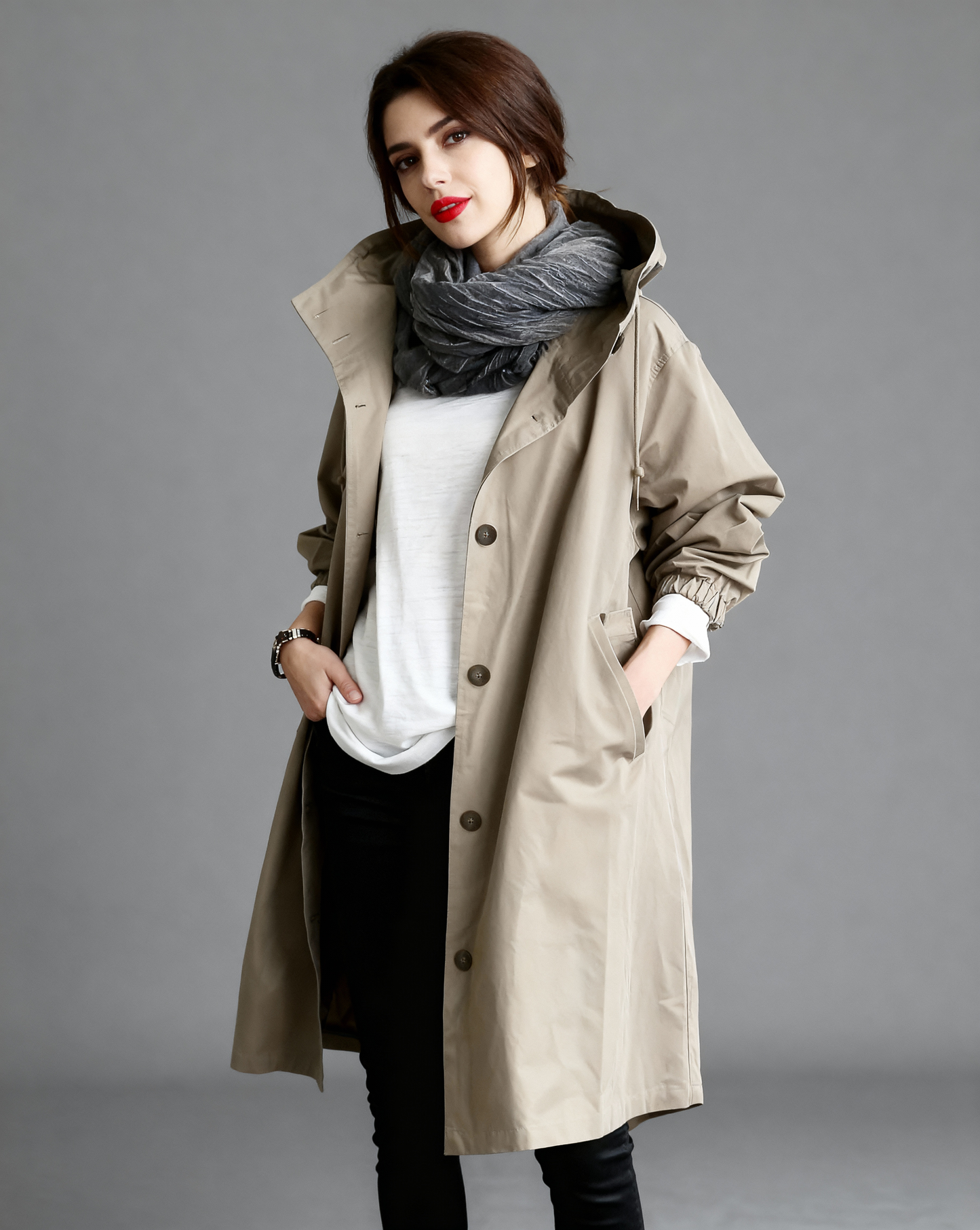 The Essential All-Season Trench Coat for Women with Belt | Formal & Casual Outerwear | Zalvare