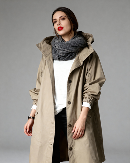 The Essential All-Season Trench Coat for Women with Belt | Formal & Casual Outerwear | Zalvare
