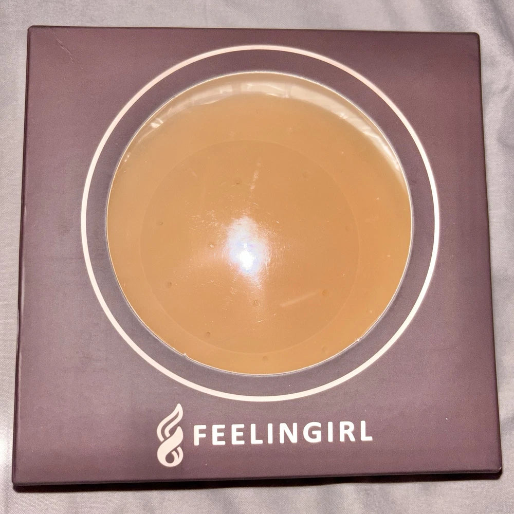 Silicone Self-Adhesive Bra – Lightweight, Skin-Tone, Backless, Size M – Evening